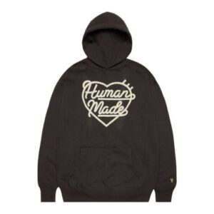 Human Made Heart Tsuriami Hoodie Black