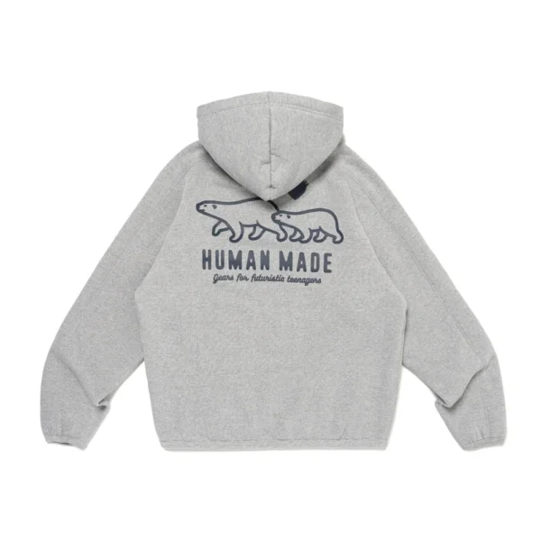 Human Made Fleece Zip Up Hoodie