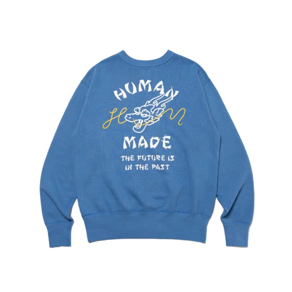 Human Made Dragon Blue Sweatshirt-